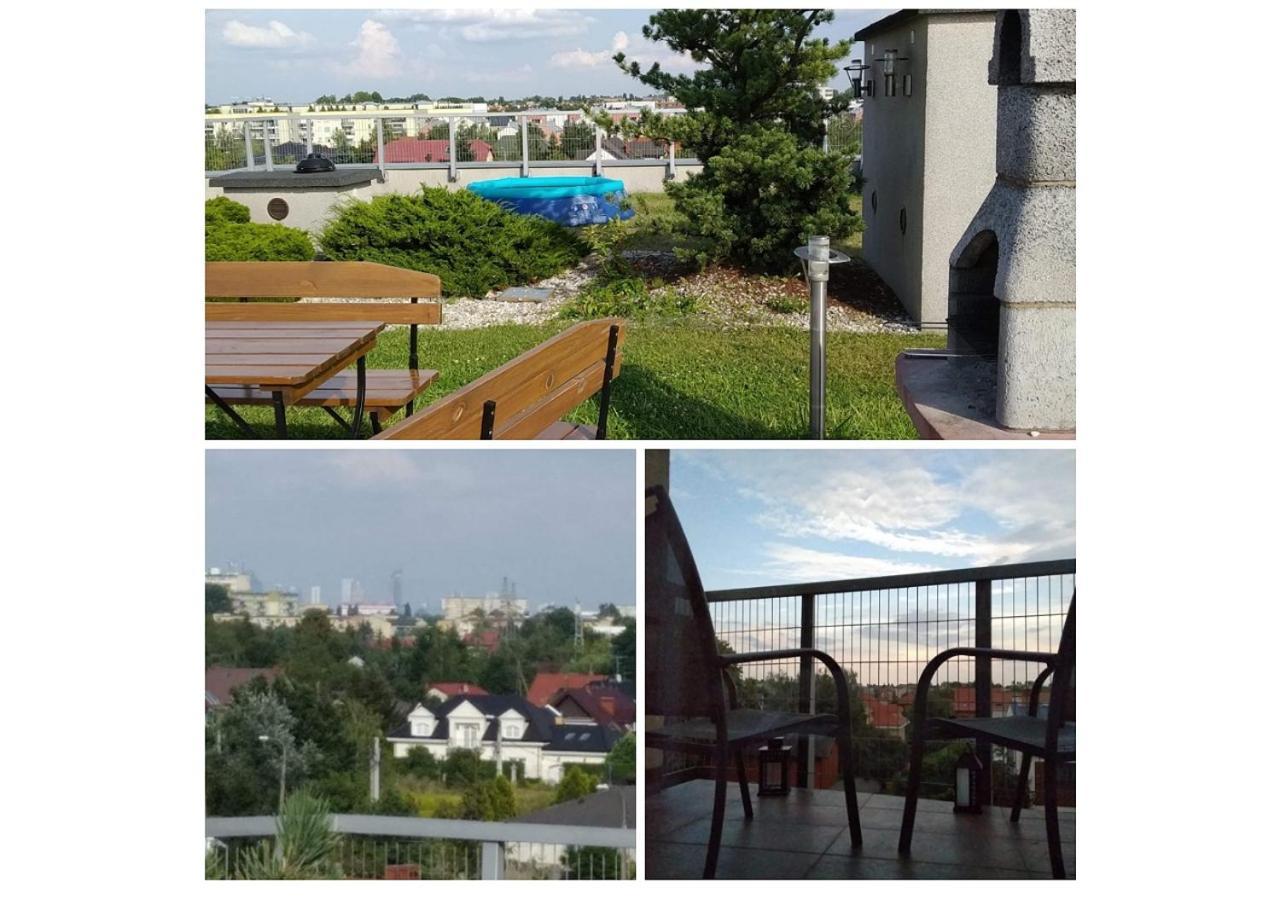 Sunny Penthouse With Roof Gardens Overlooking The Warsaw Palace Of Culture Pruszkow Exterior photo